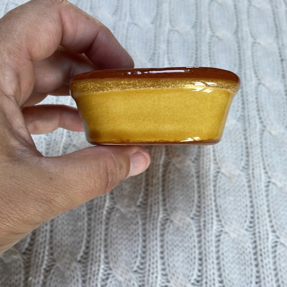 Pier 1 Imports small divided bowl condiment charcuterie Italy hand painted - Picture 6 of 12